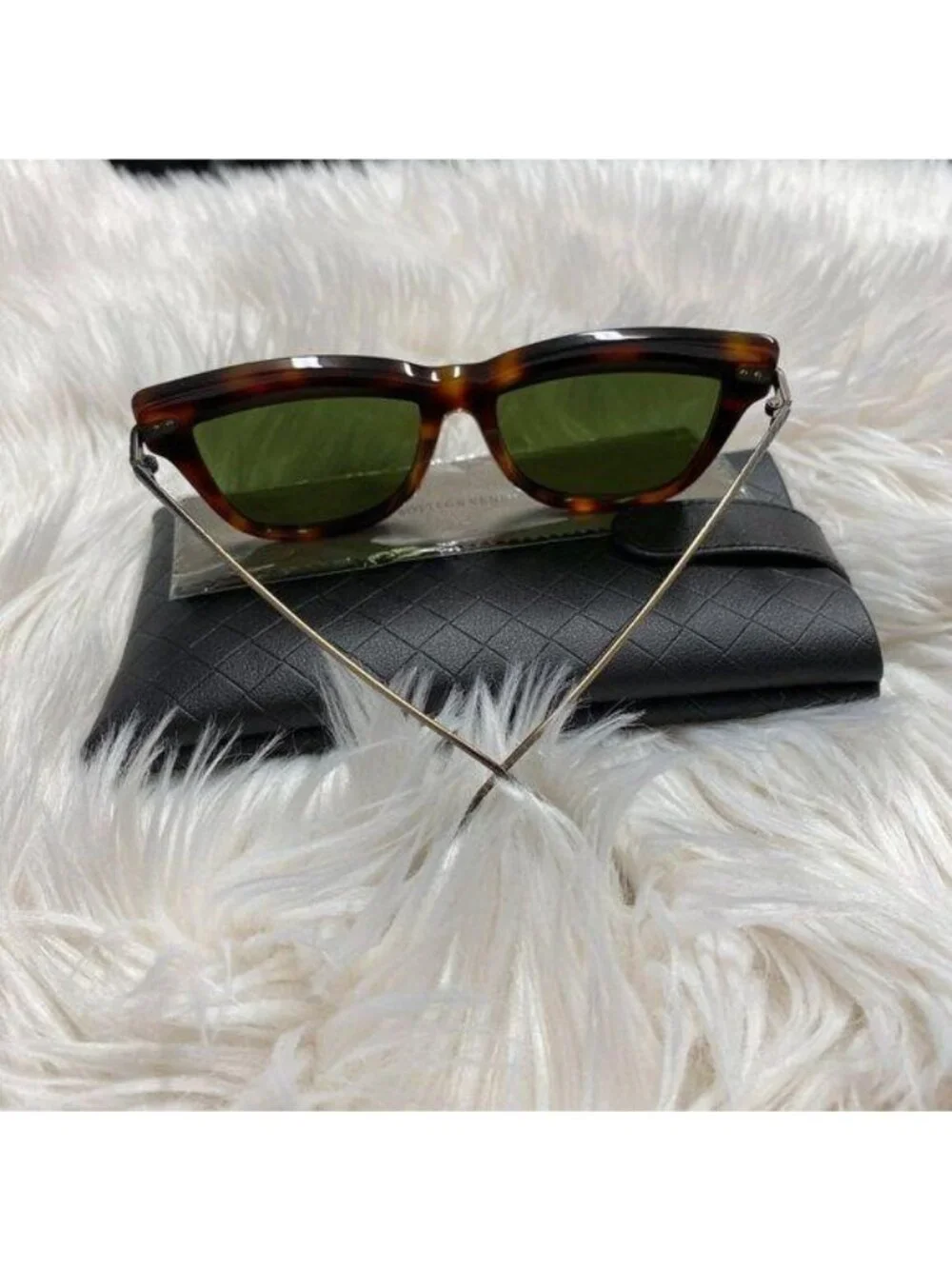 Bottega Veneta 53mm Cat Eye Sunglasses Havana Ruthenium Brown